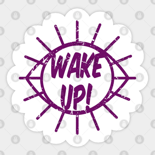 Wake Up Sticker by alinerocha